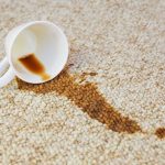 coffee stain carpet